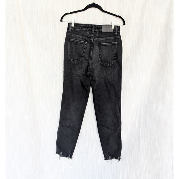 Closed Black Denim Style Pedal Pusher Mid-rise Ankle Straight Leg Jeans, size 28 - Picture 2 of 11